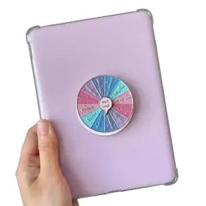 Book Genre Wheel Kindle Grip Phone Holder Ergonomic Magnetic Grip for Kindle & E-Reader Stylish Genre Design Universal Adhesive Backing Interchangeable Collapsible Perfect for Bookworms & Aesthetic Lovers Tablet Computer Smartphone