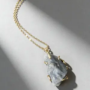 Natural Raw Smoky Quartz Pendant | Root Chakra Healing Stone, Cleanses Negative Energy, Eases Anxiety, Stabilizes Mood & Attracts Abundance. Top choice for daily commutes, office & gifting. The perfect calming protective necklace for besties & colleagues