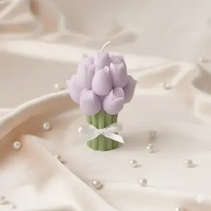 Handmade Candle TULIPS OF LOVE