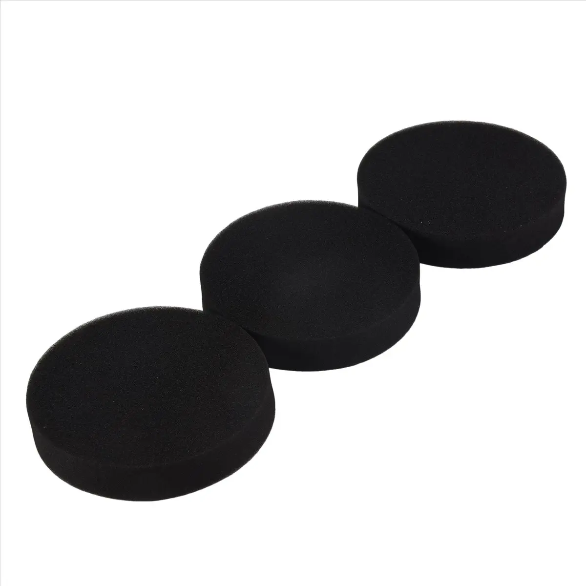 3-Pack Plug-and-Play Plastic Pre-Motor Vacuum Filter - Bissell 1608225 Replacement Part for Powerforce Helix, PowerGlide Cleaners (Household, Auto Use)
