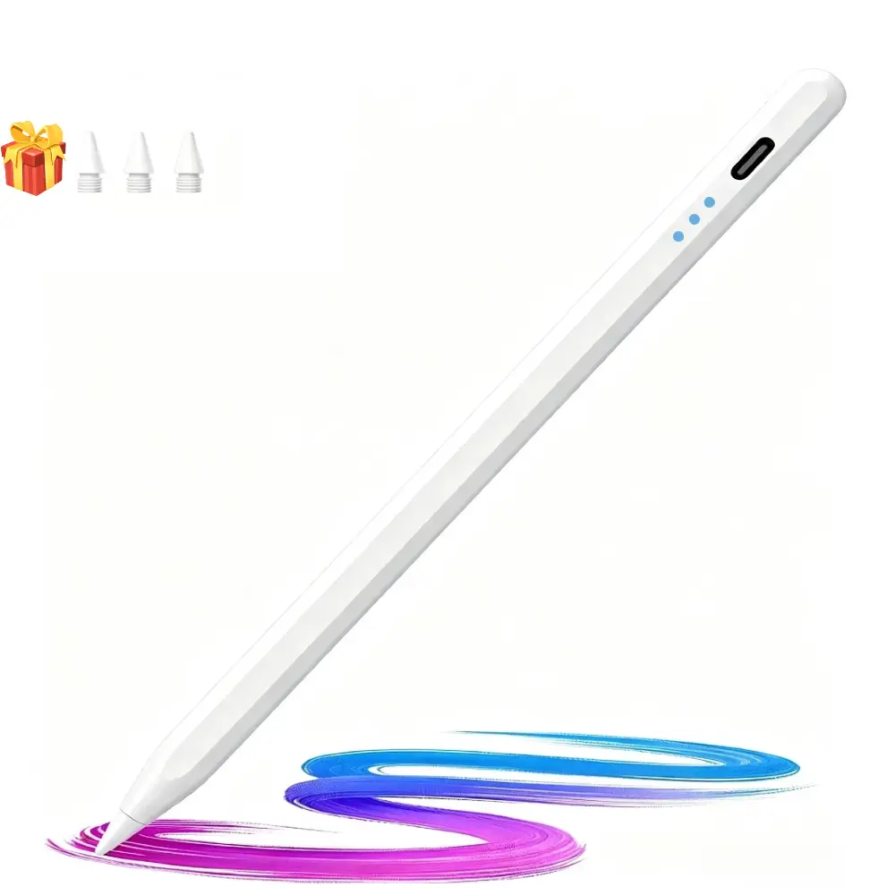 【Backtoschoolshopping】Typecase iPad Stylus Pen with Fast Charge Palm Rejection Tilt Sensitivity Active Touch Screen Pencil Compatible with Apple iPad A16/10/9/8 & Air 13/11/10.9/10.5 & Pro 13/12.9/11 & Mini 7/6/5(No Wireless Charging)