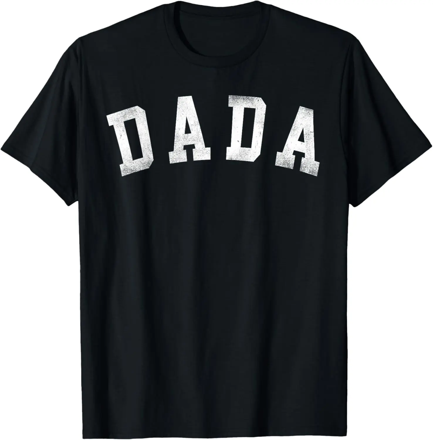 Dada - Classic Bold Font Father's Day Dada T-Shirt Pure Cotton Graphic Tees Menswear Top: Gifts for Men & Women, Natural, Shortsleeve