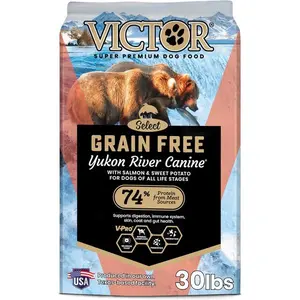 Super Premium Dog Food – Grain Free Yukon River Canine – Supports Immune & Digestive Health for Dogs of All Life Stages – High Protein Dry Dog Food for All Normally Active Dogs, 30 lb
