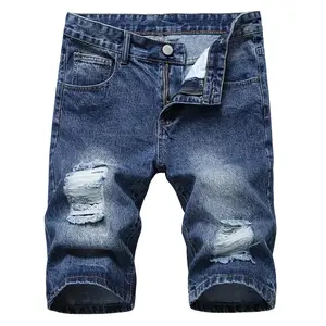 Distressed Denim Shorts with Textured Rips: Trendy Relaxed Staple for Casual & Weekend Looks Jeans Outfit