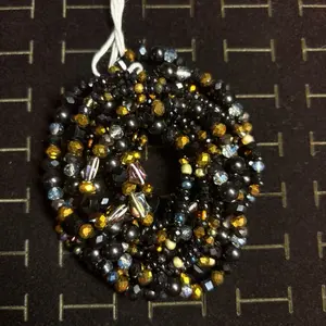 AAEssentials 50 inches Galaxy Grace Crystal waist beads. Galaxy Grace – celestial beauty with divine protection.