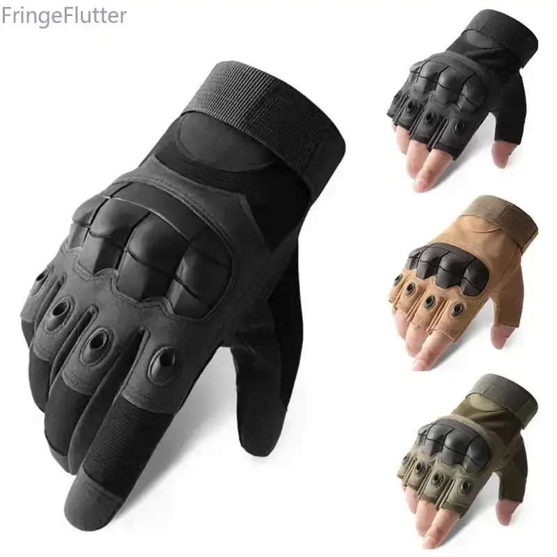 Outdoor Tactical Breathable Gloves with Heavy-Duty Protection, Wear-Resistant Full-Hand Gear for Hunting, Camping, Sports Training