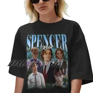 Limited Spencer Reid Vintage T-Shirt, Spencer Reid Fan Tees, Spencer Reid Retro Shirt, Spencer Reid Homage Tshirt, Spencer Reid Gift Merch