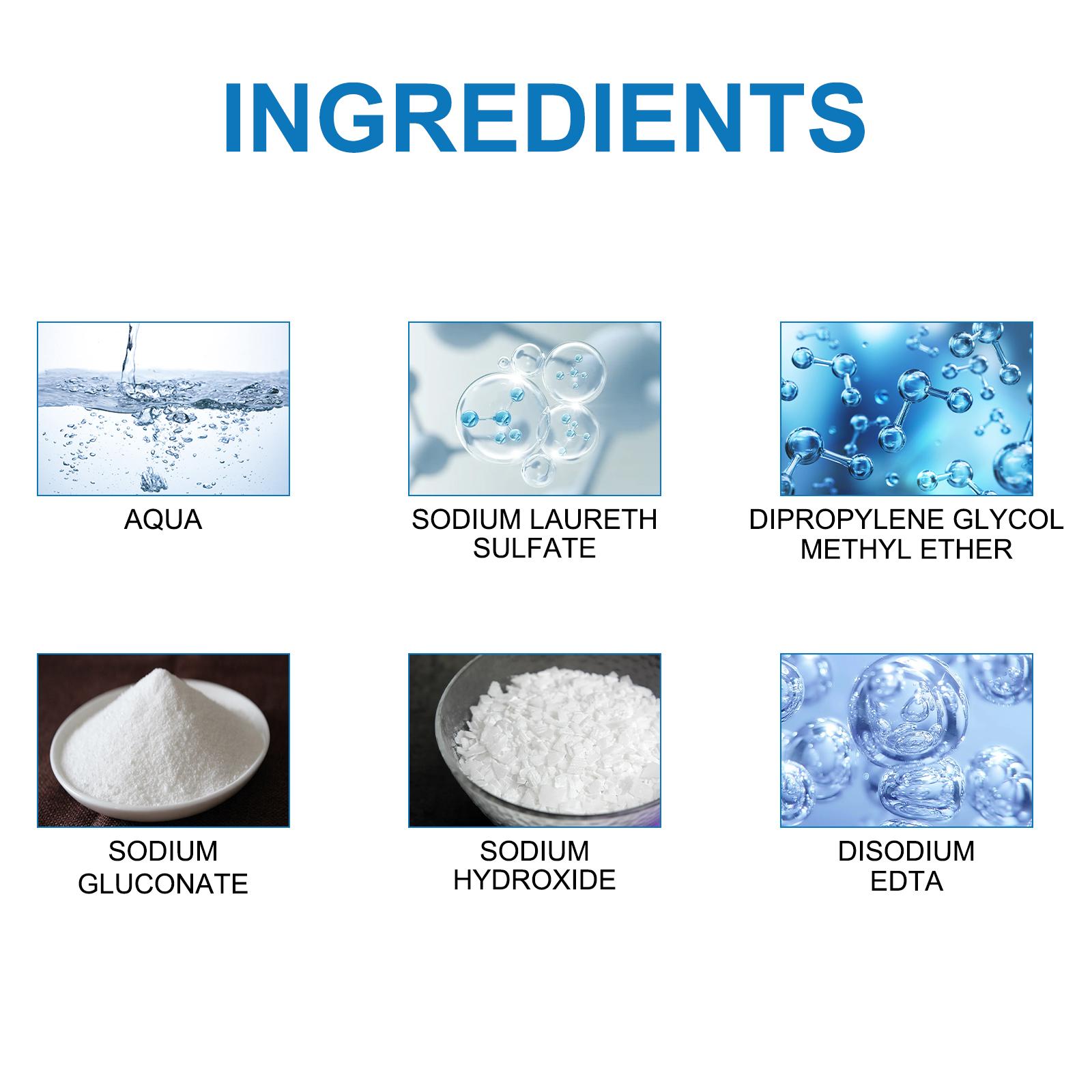 Jakehoe Clothing Cleaner - Cleans Clothes, Removes Stains, Tough Stains, Oil Stains, Yellowing, Dry Cleaning Agent