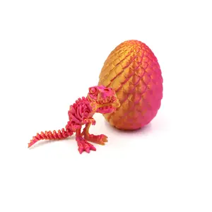 3D Printed Dinosaur Egg Set Easter Holiday Decoration, Realistic Design, Perfect Gift for Kids & Collectors, Unique Home Decor