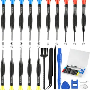 23PCS Mini Precision Screwdriver Set, Professional Small Magnetic Repair Tool Kit for Phone, Computer, Watch, Laptop, Macbook, Ring Doorbell, Eyeglass, Electronic, etc