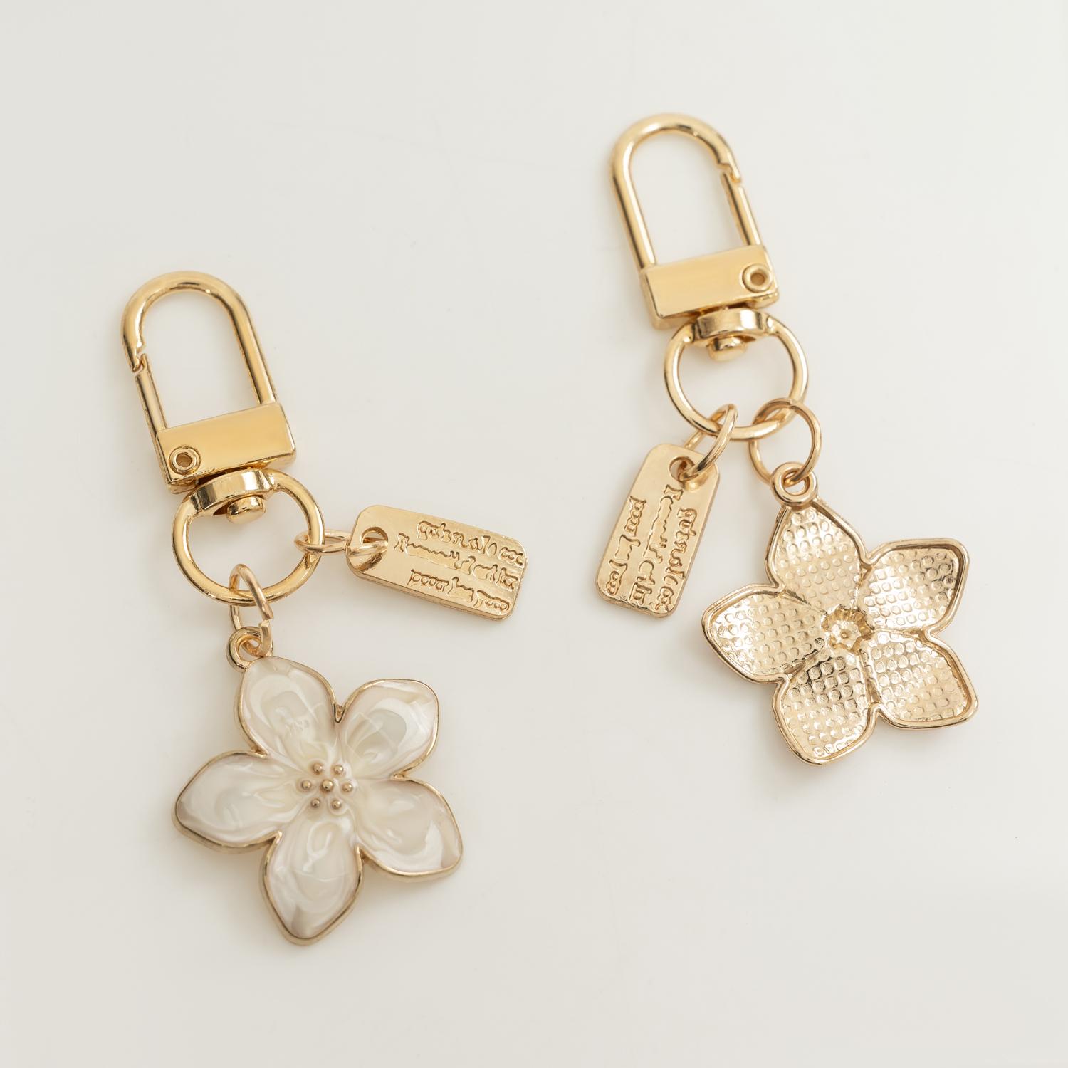 2026 Pressed Flower Keychain, Cottagecore Botanical Keyring, Aesthetic Unisex Gift, Trendy Bag Charm & Car Key Decor