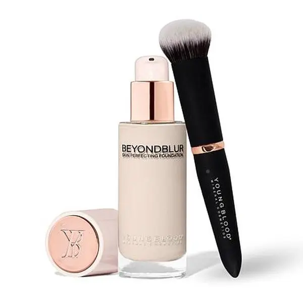Youngblood Mineral Cosmetics Youngblood Cosmetics BeyondBlur Skin Perfecting Foundation with Brush