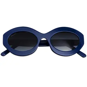 Bertha Oval Sunglasses - Seve rine