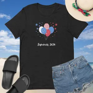 Summer 2024 Shirt, 4th of July Shirt, July 4th Shirt, Independence Day, Memorial Day Shirt, Summer Vacation Shirt
