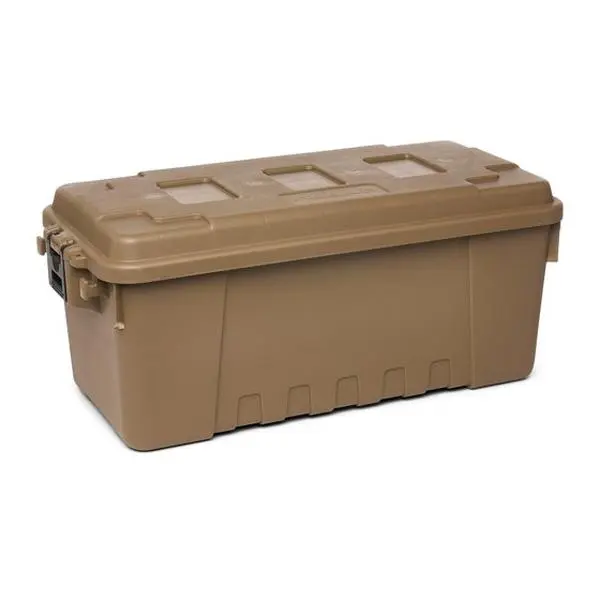 Plano Sportsman's Trunk, Desert Tan, 17-Gallon Lockable Storage Box