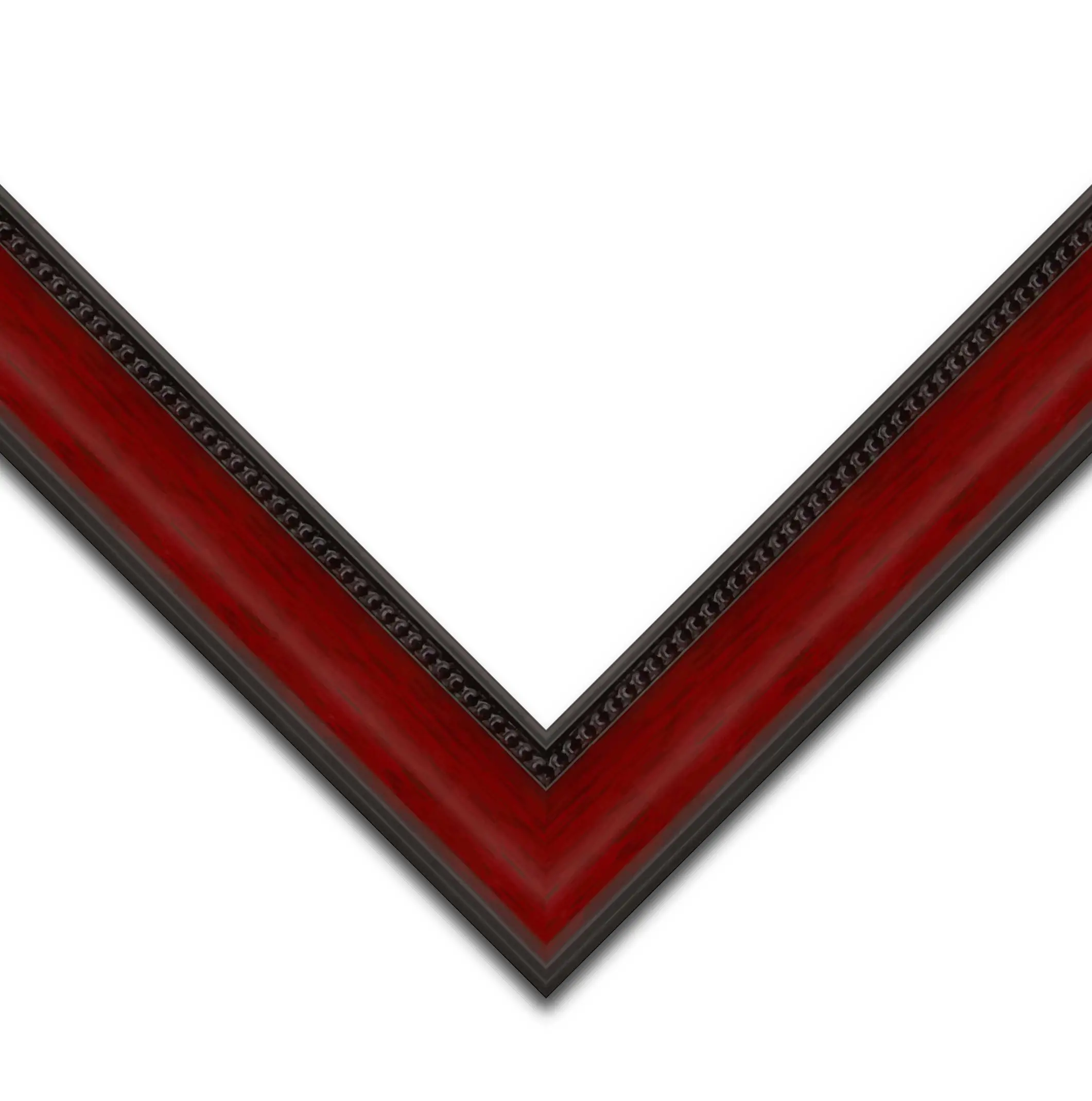 28x22 Weathered Red Picture Frame - UV Acrylic, Foam Board Backing, Hanging Hardware