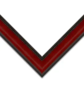 5x7 Weathered Red Picture Frame - UV Acrylic, Foam Board Backing, Hanging Hardware