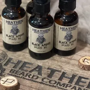 Black Amber Beard Oil