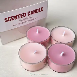 Soft Glow Tealight Scented Candle Gift Set | 4x17g Soy and Beeswax Mini Candles