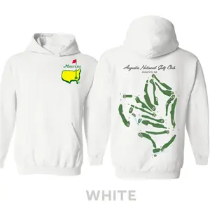 Augusta National Course Map Golf Hoodie, Trendy Golf Course Map Hoodie Augusta Style Masters Inspired Sweatshirt for Men Women Golf Lovers Gift Idea Sports Fans Tournament Season Cozy Casual Outfit Comfortable Premium Design Relaxed Confident Classic Vibe