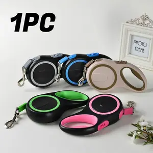 Automatic Retractable Dog Leash, One-Click Lock Reflective Strap, Non-Slip Comfort Grip, Suitable for Small Medium Large Dogs, Durable Pet Leash, No Tangle Leash