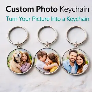 Custom Photo Keychain – Personalized Picture Keychain Gift