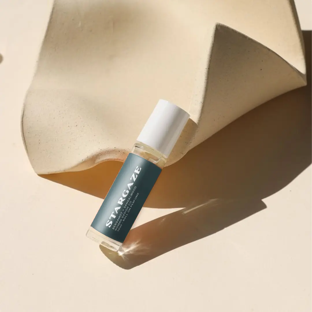 Stargaze Perfume Roller 10ml | Bergamot, Sandalwood, Grapefruit | Phthalate Free, IFRA Certified | Nomad Design Co