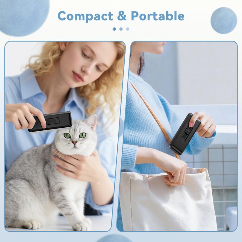 Dog Hair Brush, Retractable Shedding Brush with Dense Teeth, Dog Brushes For Grooming, Cute Grooming Comb for Home, Business Trip, Gentle Pet Comb for Travel