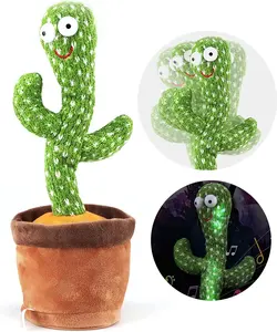 Emoin Talking Cactus Toy, Interactive Toys Dancing Cactus Toy Mimicking Repeating What You Say, Toddler Infant Baby Toys Gifts for 6 7 8 9 10 Month Old Baby Toys for 1 2 3 Year Old Boy Girl