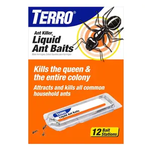 Ant Killer Bait Stations T300B - Liquid Bait to Eliminate Ants - Bait System - Stations for Effective Indoor Ant Control, 12 Count