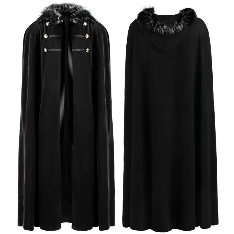 Woolen collar, black