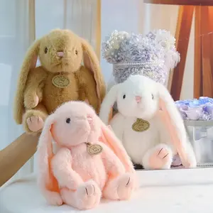 Cute 22cm Plush Bunny Toy, Easter Rabbit Gift, // Colors, Perfect for Kids, Family, Friends, Holiday Decorations