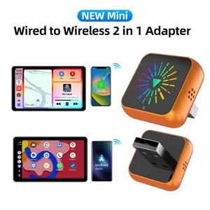 2026 All-New 2-in-1 Wireless CarPlay Android Auto Adapter, Instant Connection, Hands-Free, For All Phones, Durable Build, Perfect Car Gift