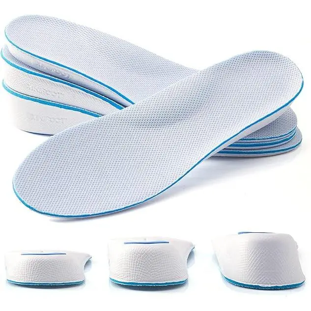 Height Increase Insole Arch Support Breathable Shoe Insoles Heel Lift Inserts Elevator Insoles for Men Women, Height Boosters