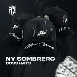 Ny hat  con cristal snapback