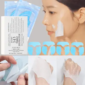 12pcs Niacinamide Hyaluronic Acid Face Mask, Alcohol-Free Low Sensitivity, Moisturizing & Brightening, Suitable for All Skin Types