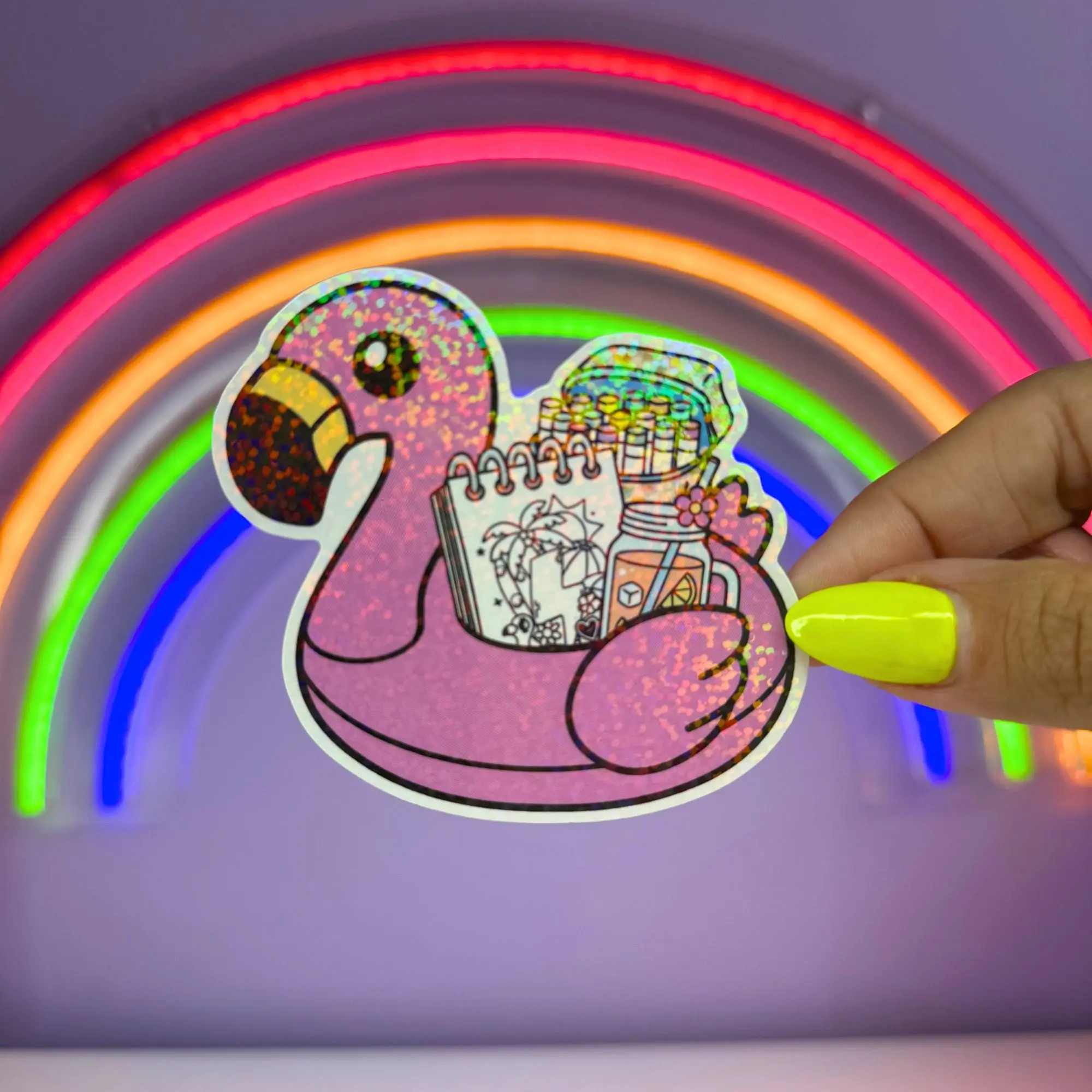 Summer Coloring Sticker