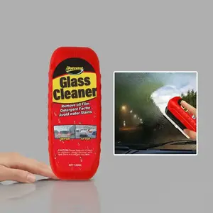 Car Glass Oil Film Remover with Integrated Applicator, Rain and Fog Resistant Powerful Windshield Cleaning Solution for Safe Driving, Car Windshield Cleaner