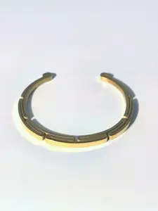 Minimalist Men's Hinge Bracelet, Creative Titanium Steel Design, Stylish and Durable, Perfect for Daily Wear, Fashion Accessory