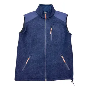 Washable Navy Wool Vest