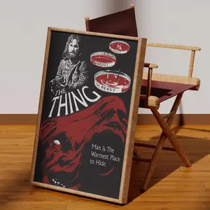 The Thing (1982) Vintage Movie Poster - Horror - Classic - Film Fans - Home Décor