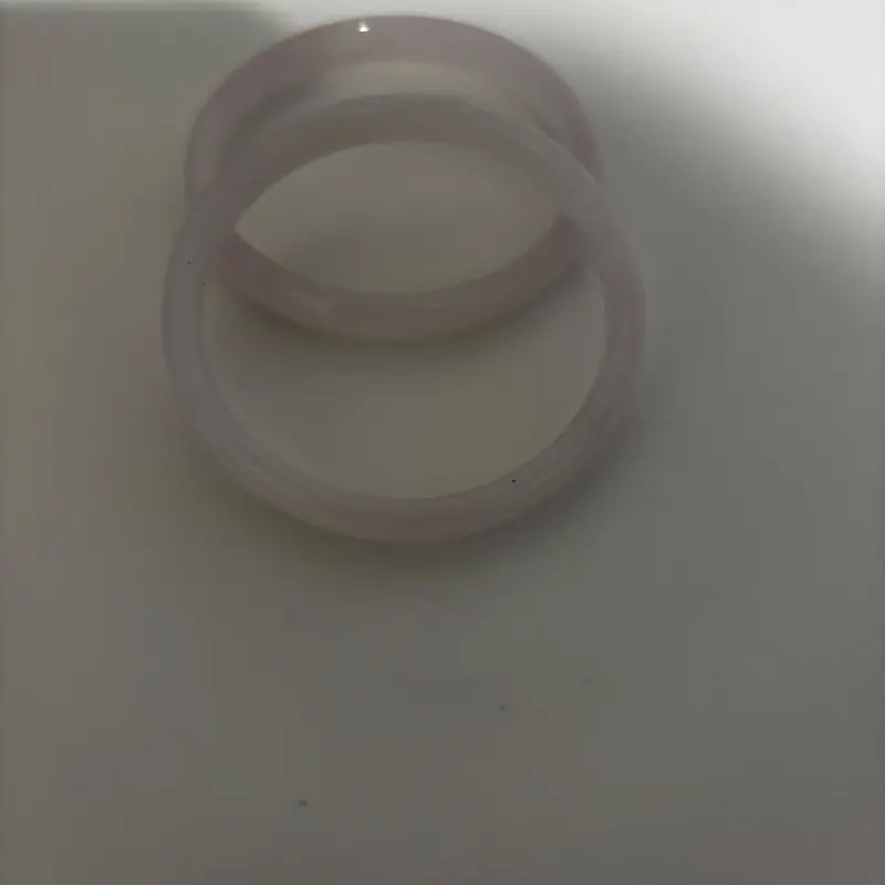 Jada style glass bangle light pink 57mm