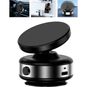Electric Vacuum Suction Cup  Phone Mount, 360 Rotatable  Cell Phone Holder, Adjustable Hands-Free Portable for Magsafe   Gym Mirror Smooth Surface()