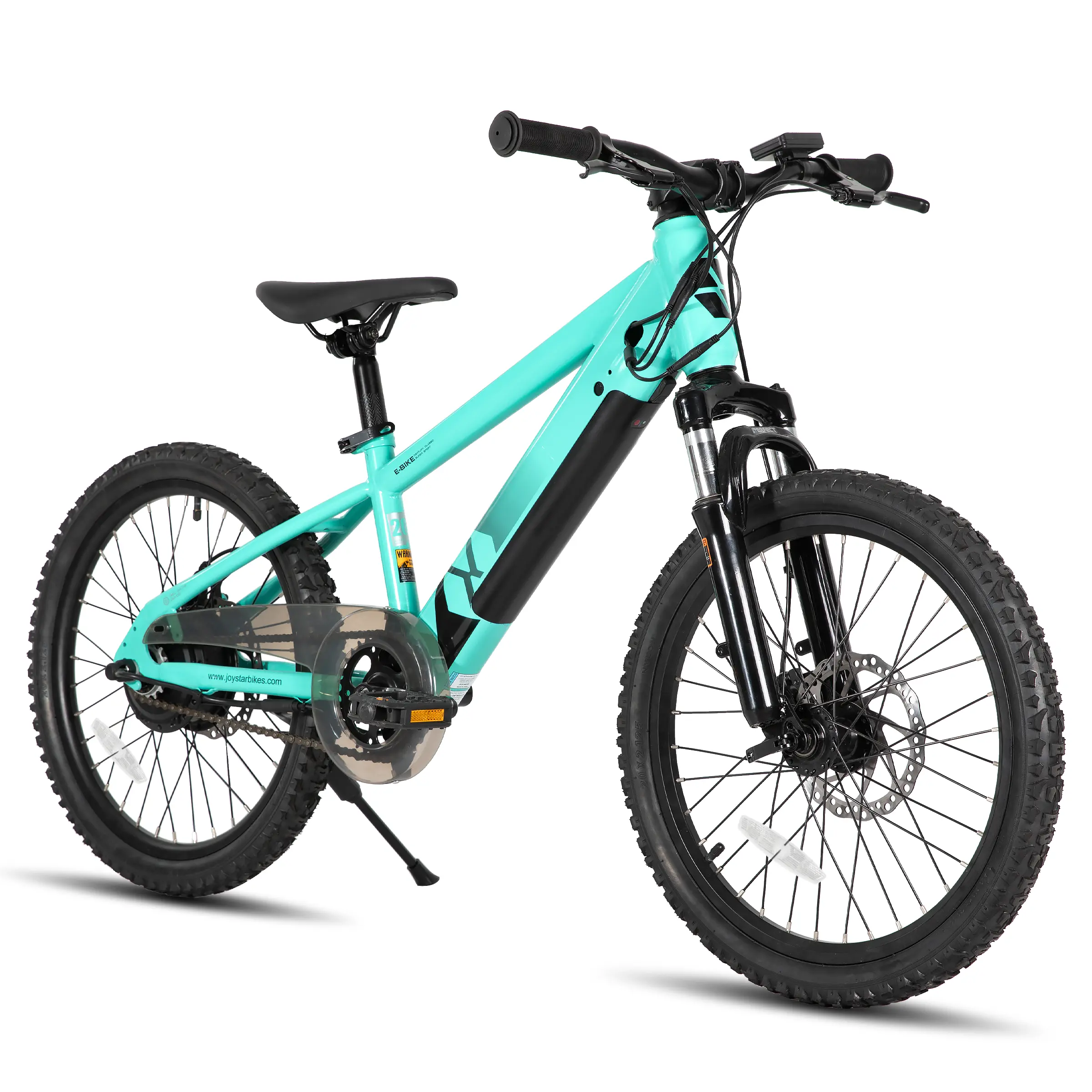 JOYSTAR 20" Kids Electric Bike 24" Kids Electric Bike 350W Motor, Electric Mountain Bicycle for Teens Boys Girls Ages 6+, Removable Battery Dual Disc Brakes, Safe Youth Ebike Off-Road Pedal Assist Long Range