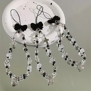 Cute Bowknot Design Phone Chain, Phone Charm, 1 Count Anti-lost Phone Lanyard, Phone Strap for Women & Girls, Fashion Phone Accessories for iPhone & Samsung