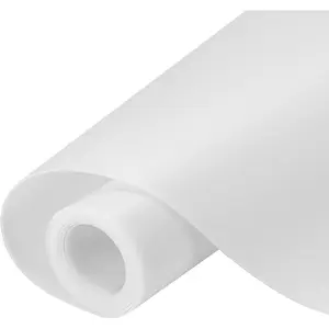 Large Heat Resistant Mat 78.7" x 15.7", Nonslip Mats for Counter, Countertop Protector, Nonstick Waterproof Craft Table Placemat, Translucent-White