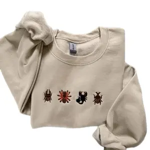 Island Beetles Embroidered Sweatshirt (Animal Crossing inspired)
