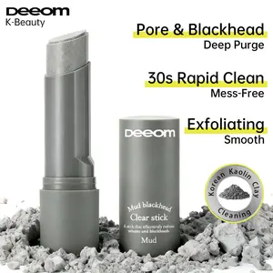 Deeom Korean Facial Cleansing & Pore Cleansing, specially designed for oily and combination skin. Deep cleansing, gentle exfoliation, soothing and moisturizing. Contains kaolin, activated charcoal and walnut shell powder complex — moisturizer.