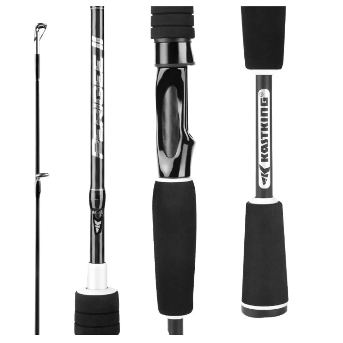 KastKing Perigee II Spinning & Casting Fishing Rods, Fuji O-Ring Line Guides, 24 Ton Carbon Fiber Casting and Spinning Rods