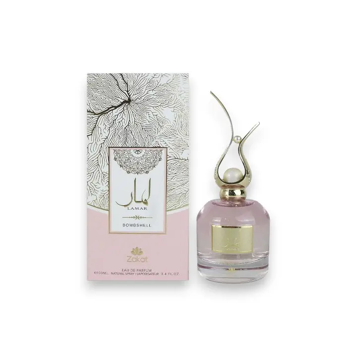 Zakat Perfumes  Lamar Bombshell Unisex Eau De Parfum, 100 ML-3.4 oz Alcohol Base Fresh Fragrance with Sweet & Caramel Notes, Caramel Perfumes for Unisex Wear